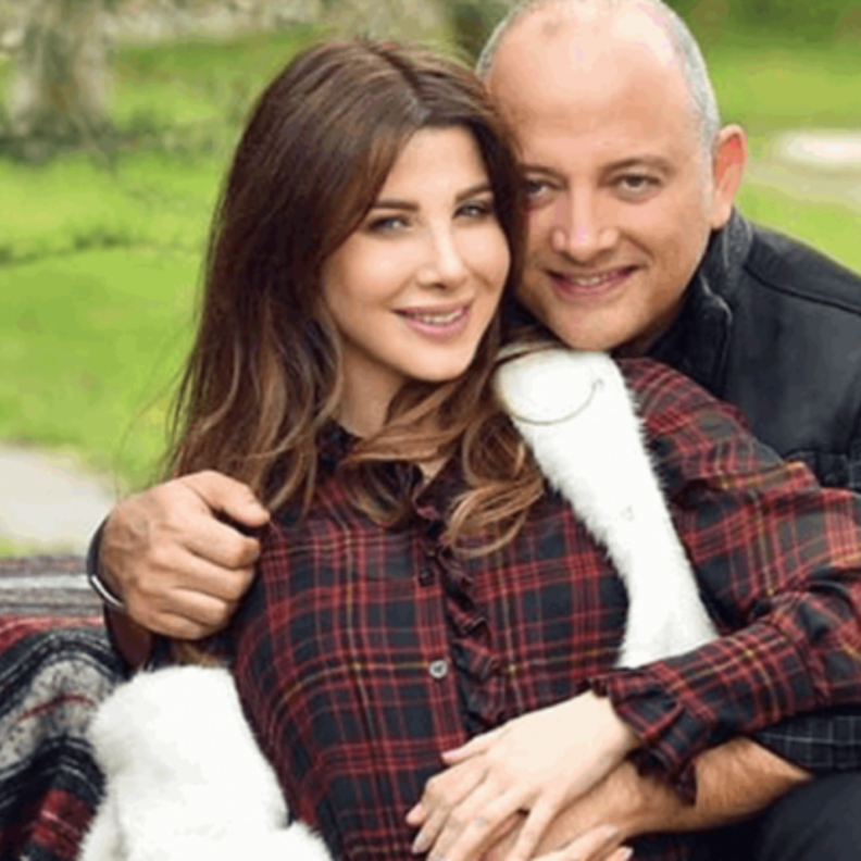 نانسي عجرم وزوجها