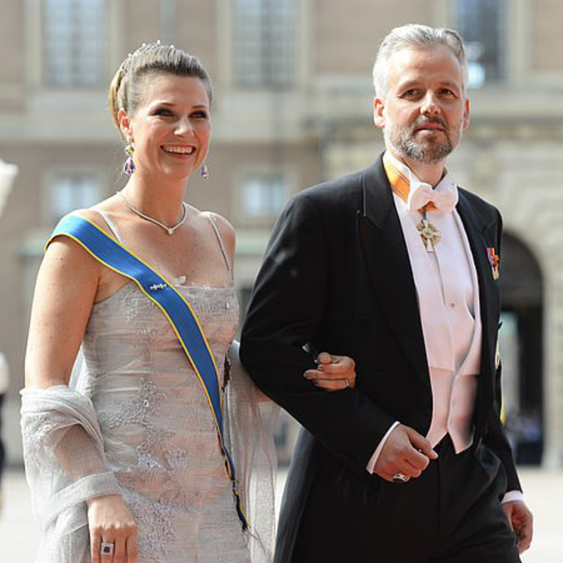 الأميرة مارثا لويز وزوجها السابق