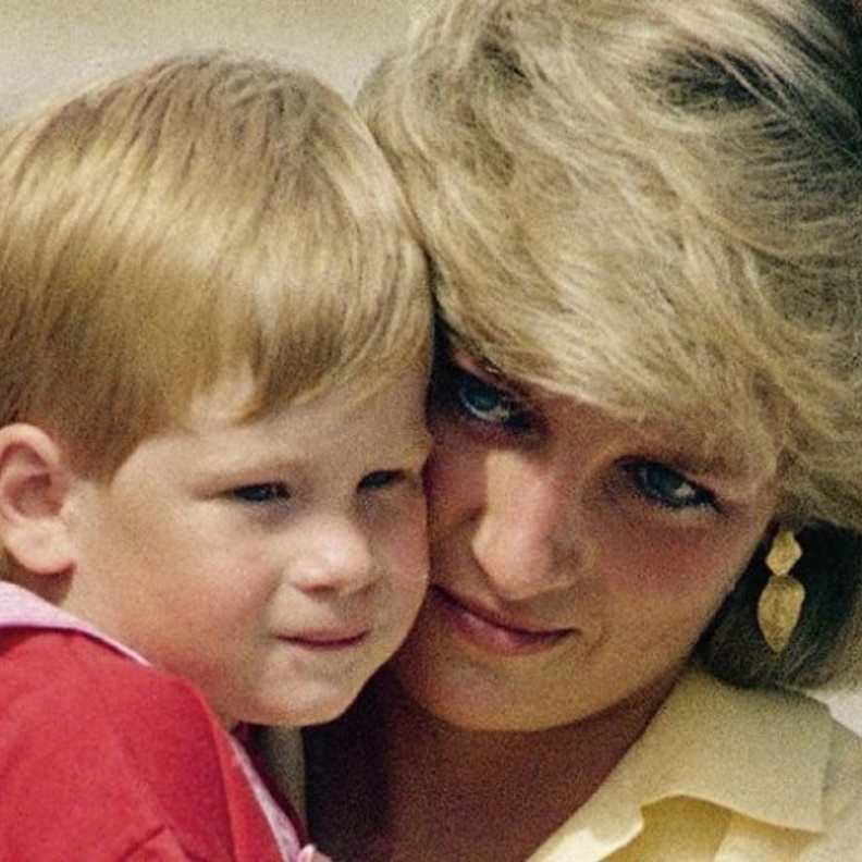 الأميران وليام وهاري كانا بجوار الأميرة ديانا أثناء الحوار