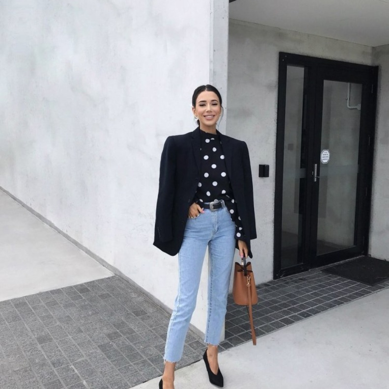 موضة الازياء المنقطة