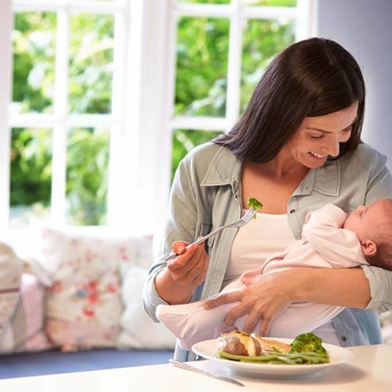 تاثير رجيم ما بعد الولادة على الرضاعة الطبيعية