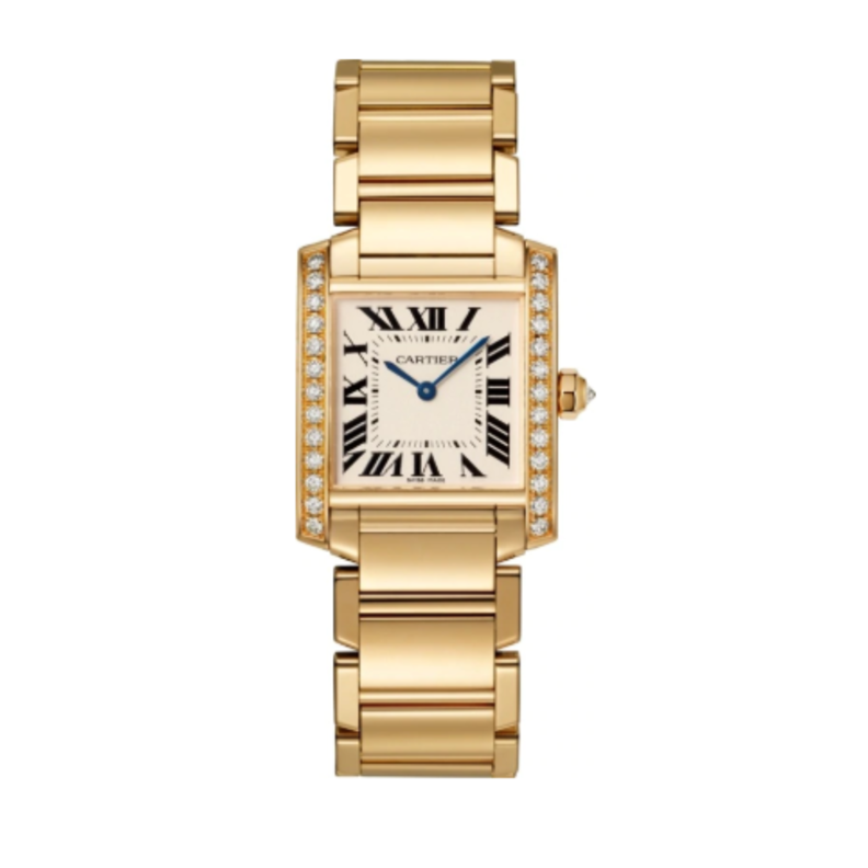 ساعات نسائية من الذهب الاصفر 