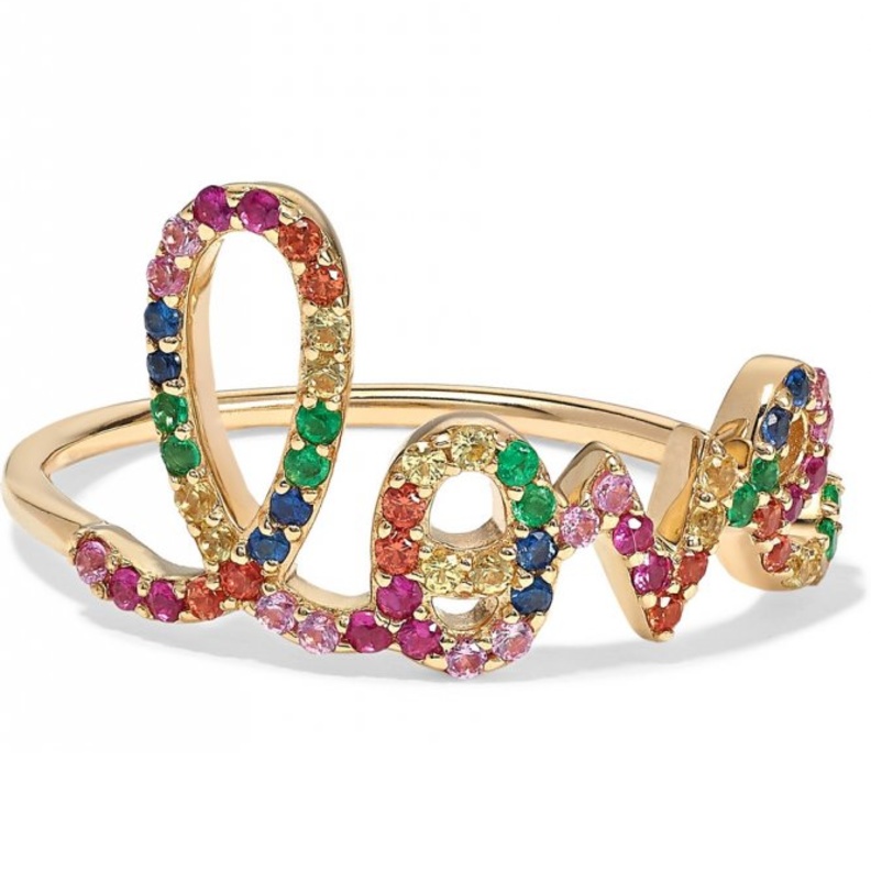 مجوهرات ياقوت ملون 