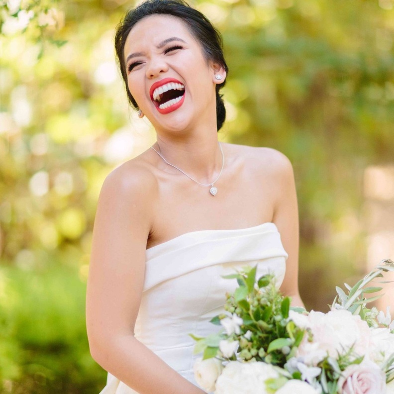 تبييض اسنان العروس