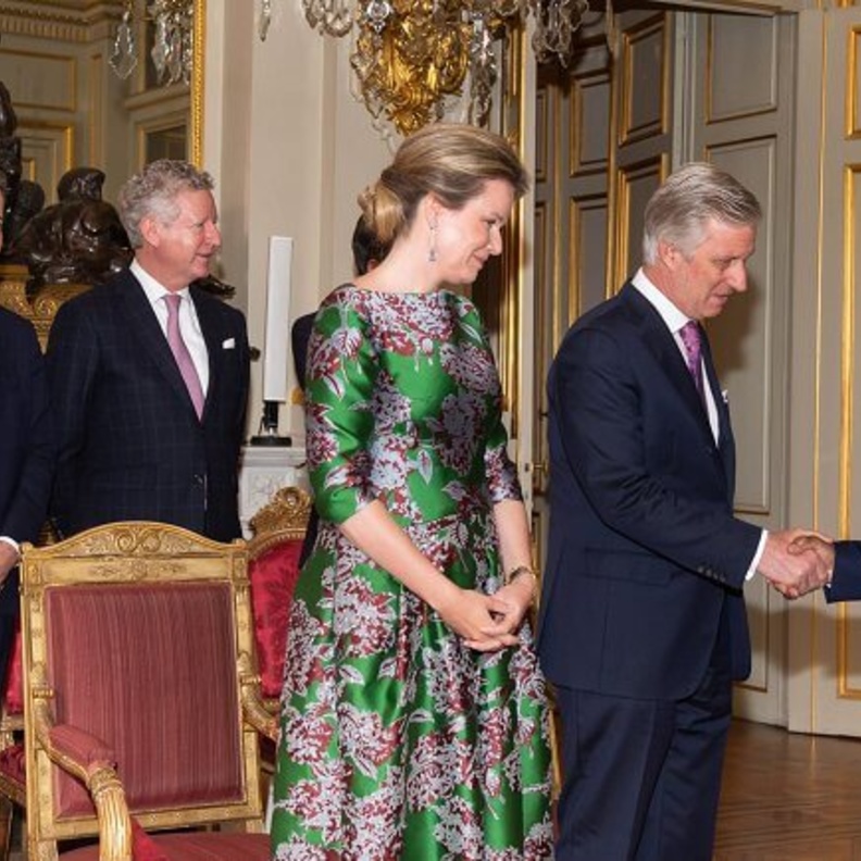  احتفالا ببداية العام الجديد، أستضاف الملك فيليب (King Philippe) ملك بلجيكا وزوجته الملكة ماتيلد