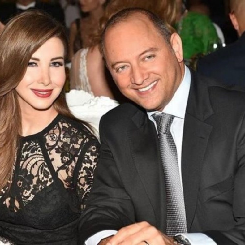 نانسي عجرم وزوجها 