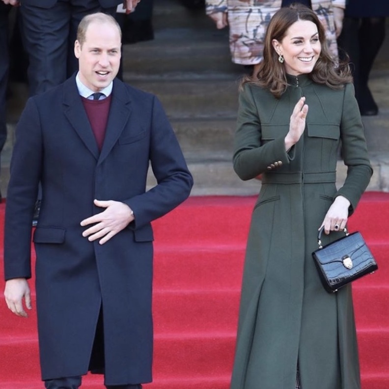 الأمير ويليام وزوجته كيت ميدلتون في برادفورد