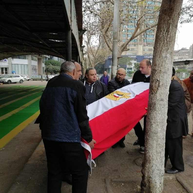 جنازة ماجدة الصباحي