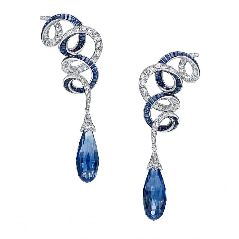 تصاميم أقراط فاخرة 