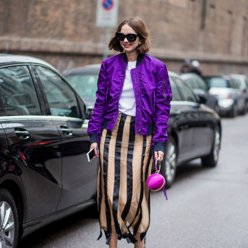 الأزياء المقلمة موضة شتاء 2020 