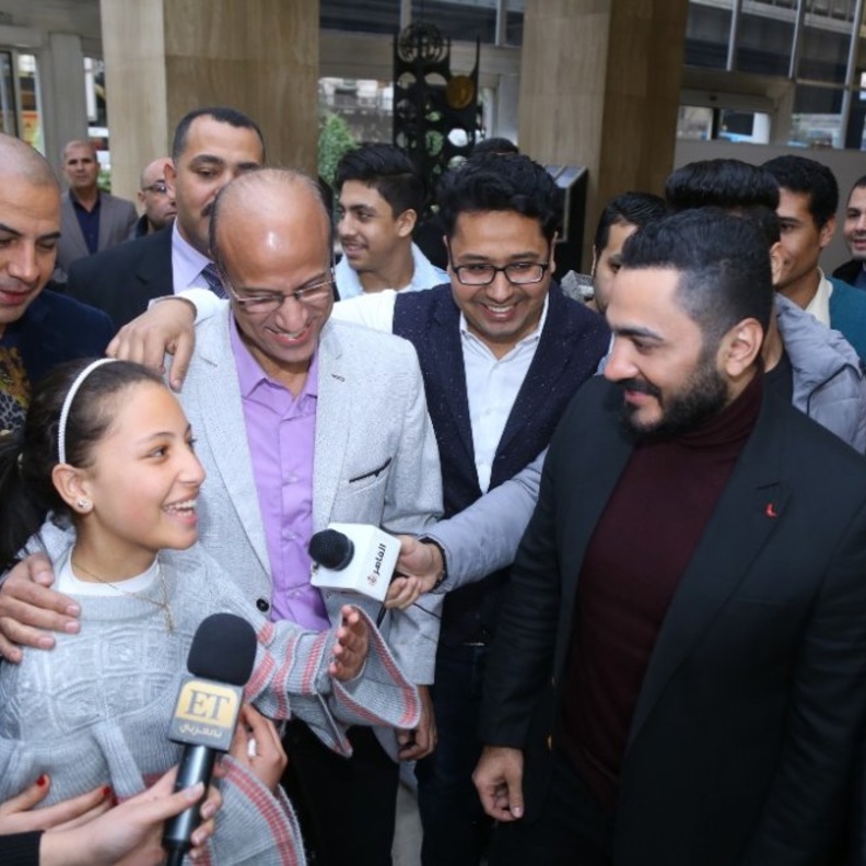 تامر حسني وهايدي محمد