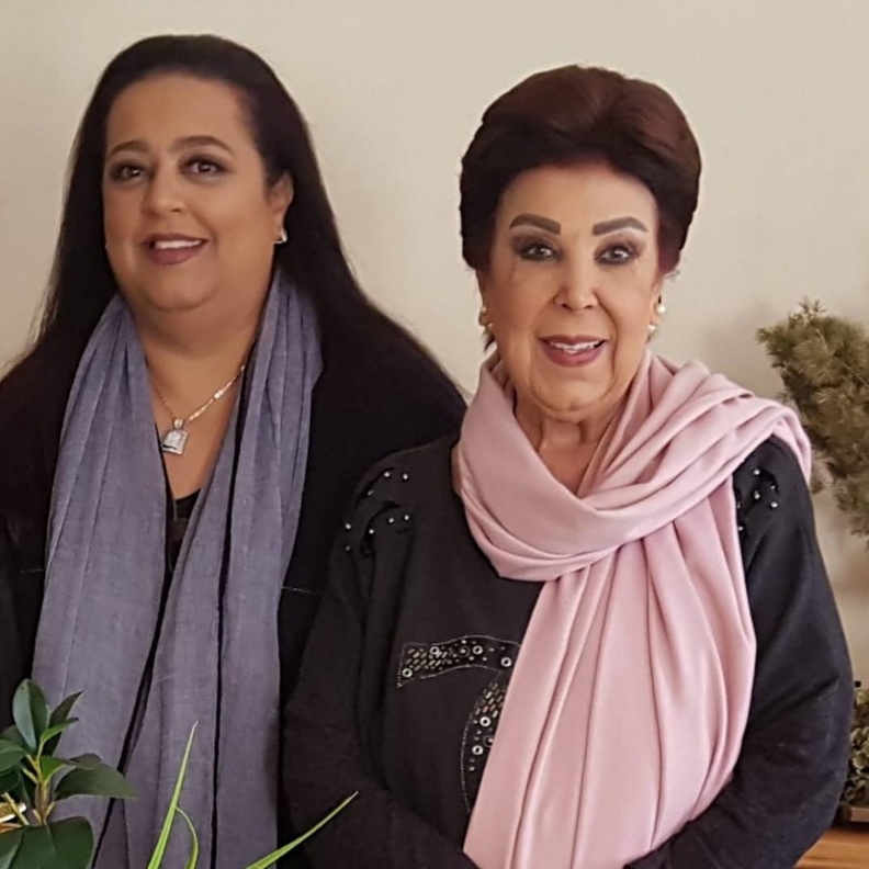 رجاء الجداوي وابنتها أميرة