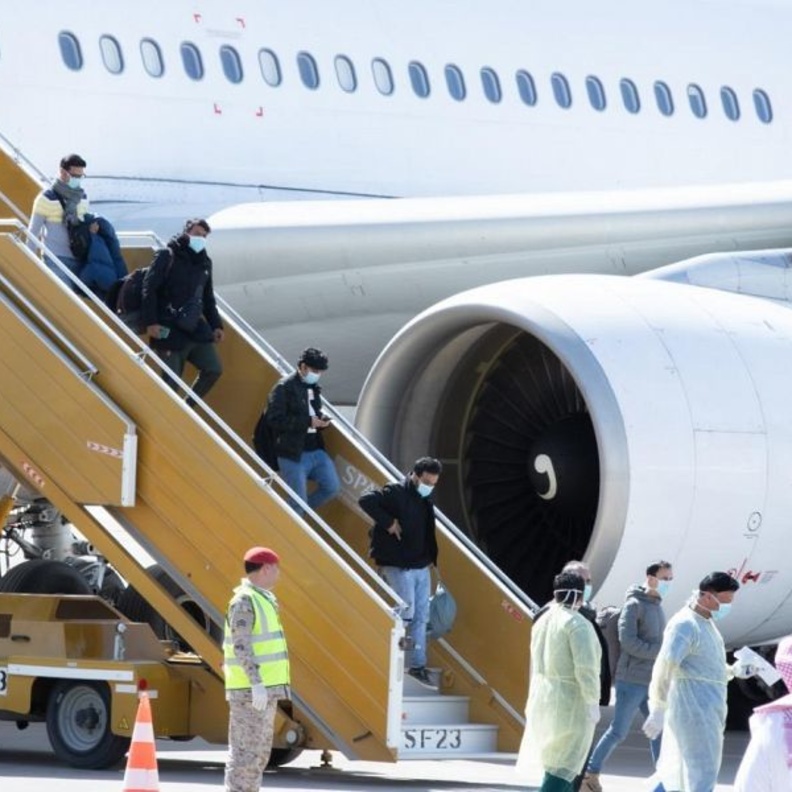 الفحوصات الأولى للطلاب السعوديين القادمين من ووهان الصينية "سلبية"