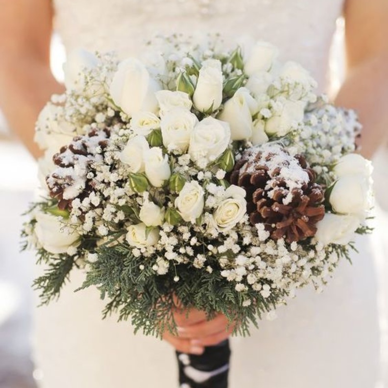 اجمل مسكات عروس بالالوان الشتوية