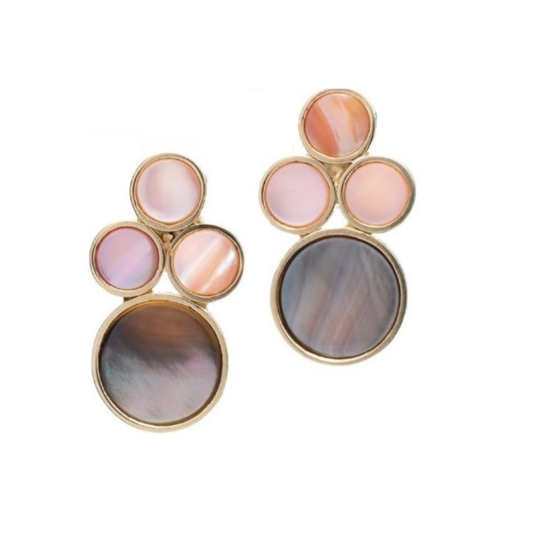 قلادة ذهب ابيض على شكل سيف مزدان باحجار ملونة من مجوهرات لومر