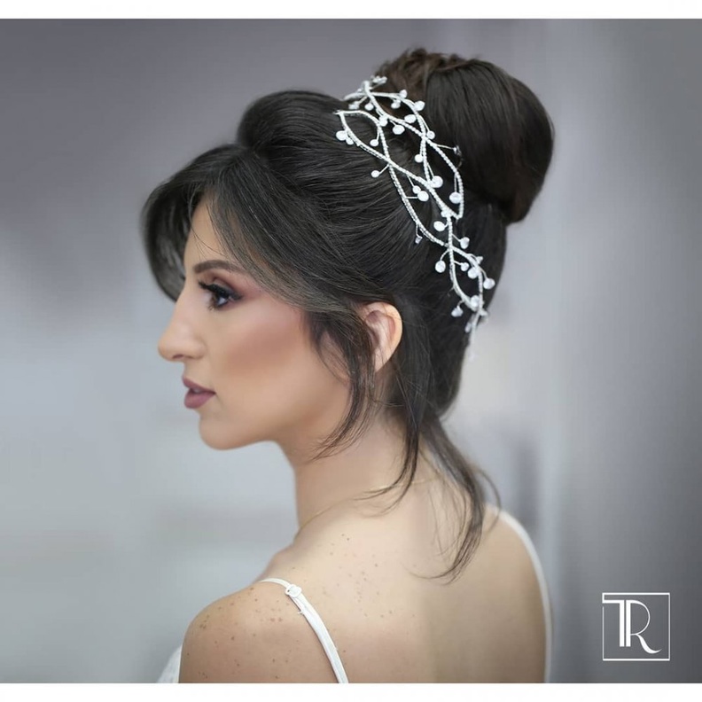 تسريحات عرايس مرفوعة