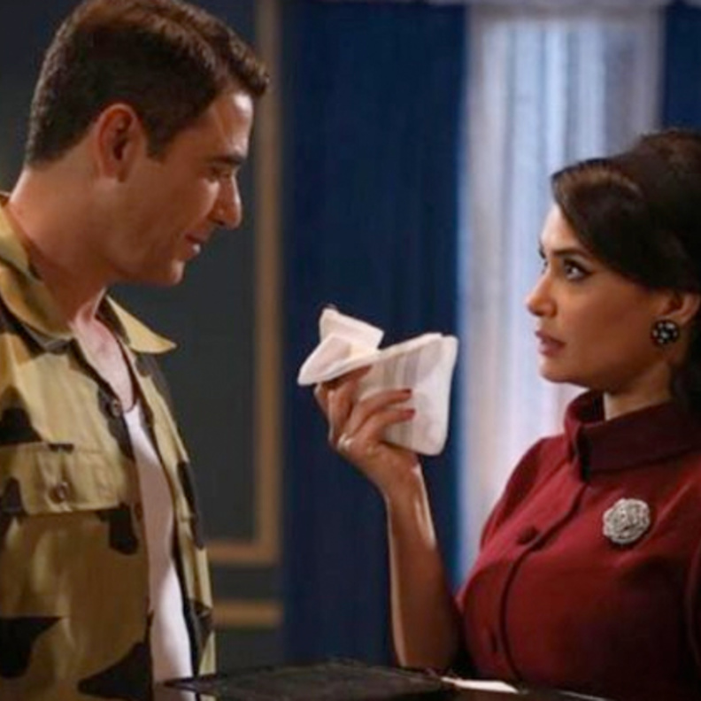 هند صبري وأحمد عز