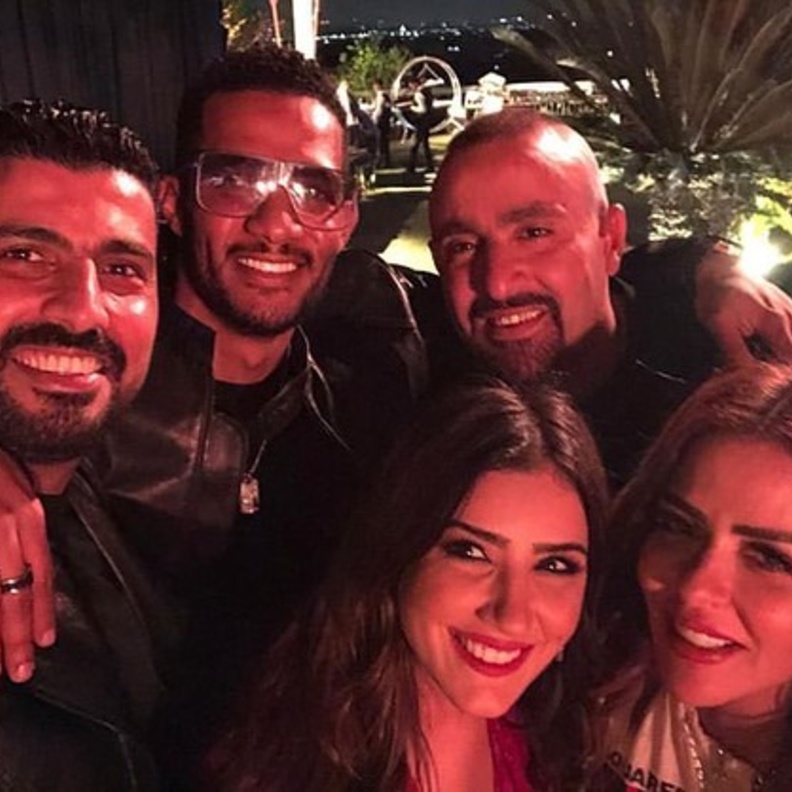 النجوم في حفل خاص