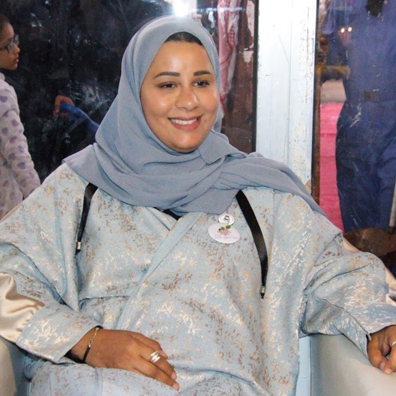 الاميرة أضواء آل سعود بافتتاح بوثات اصحاب ذوي الهمم