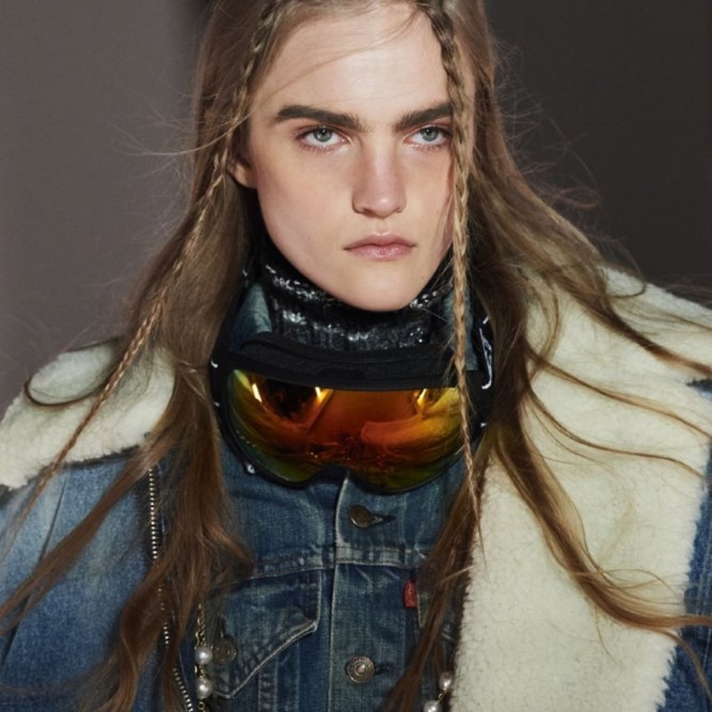 احدث تسريحات الشعر مع الضفائر العريضة من دار Jason Wu