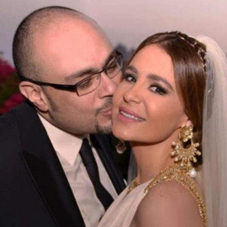 كارول سماحة في زفافها