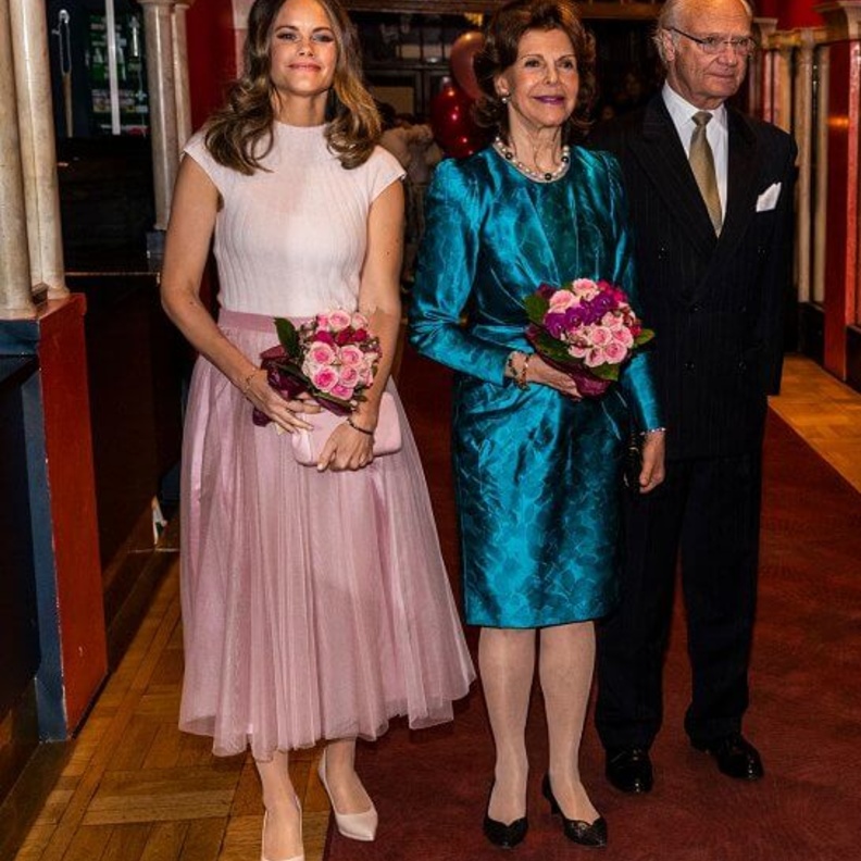 العائلة المالكة السويدية في حفل ليلي أكاديميان الموسيقي في فاسا