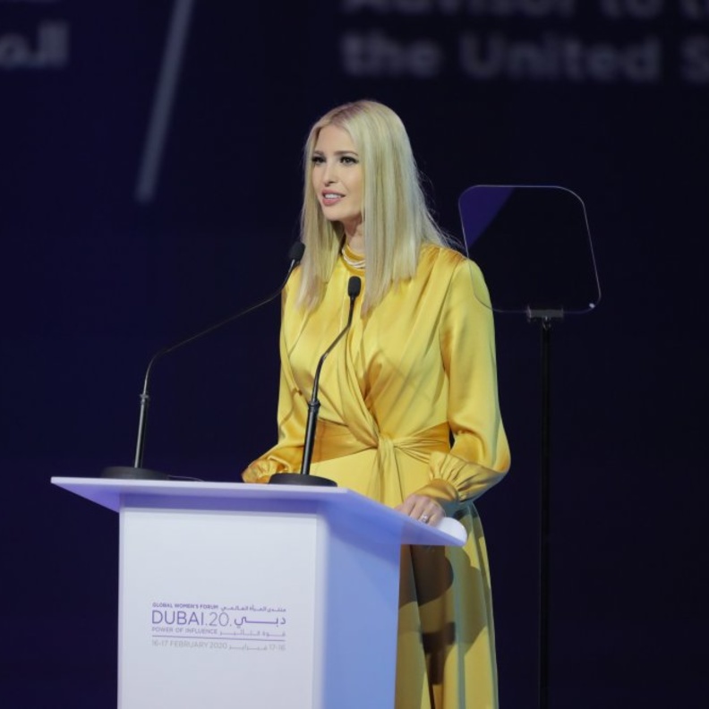 إيفانكا ترمب في منتدى المرأة العالمي دبي 2020 
