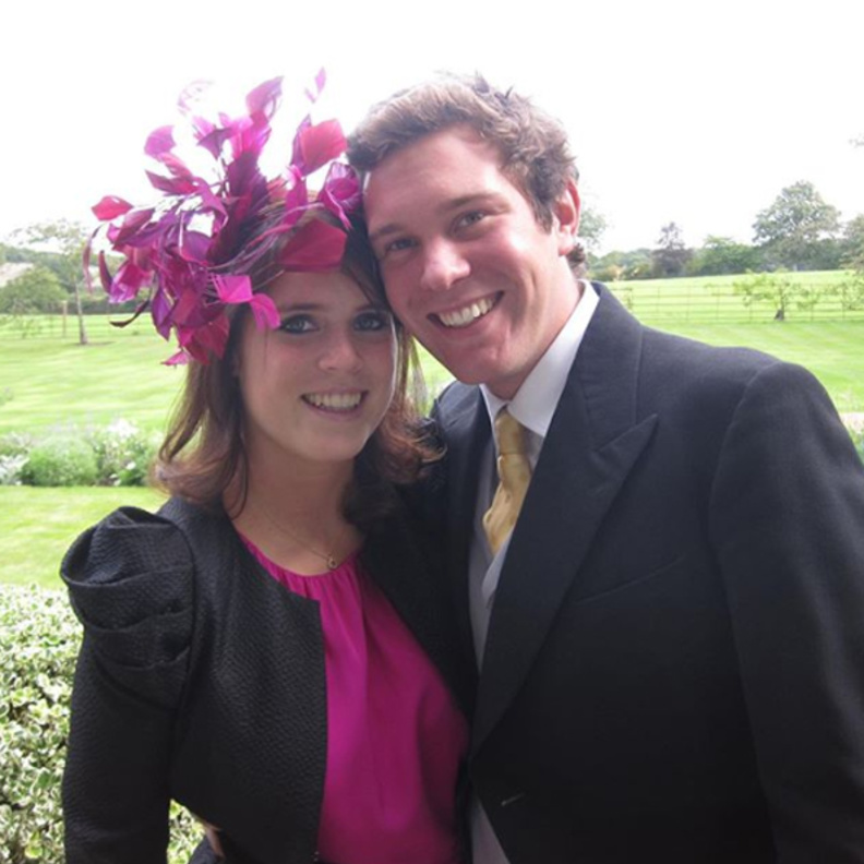 الأميرة يوجين بصحبة زوجها