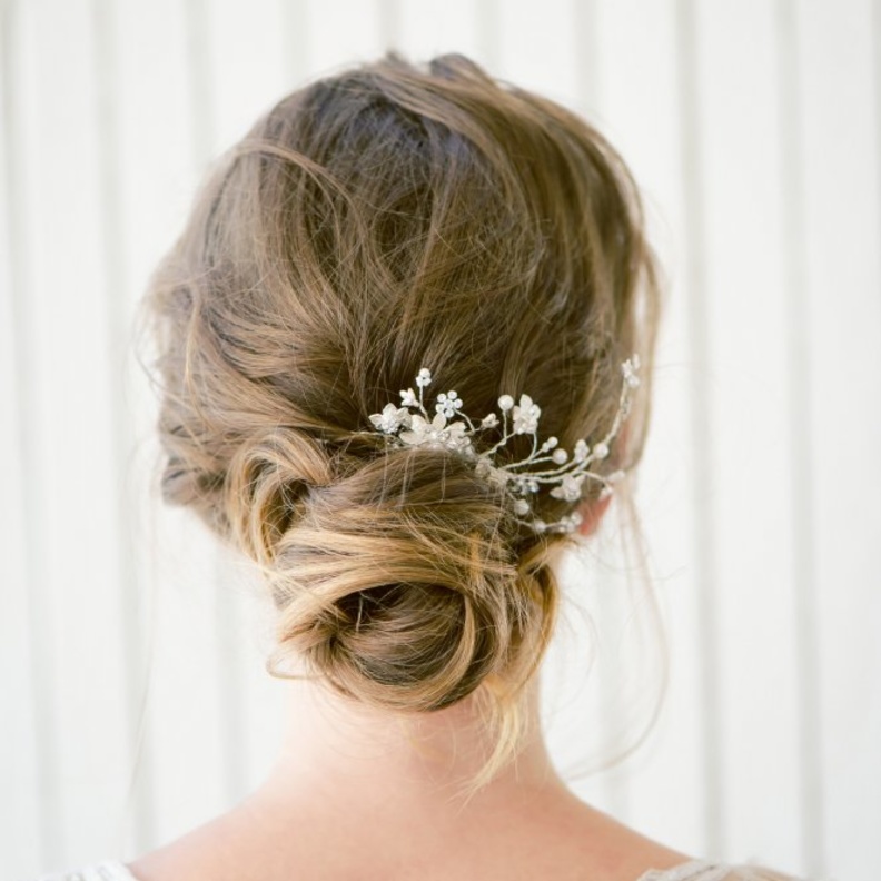 تسريحات شعر كعكة عريضة للعروس 2020