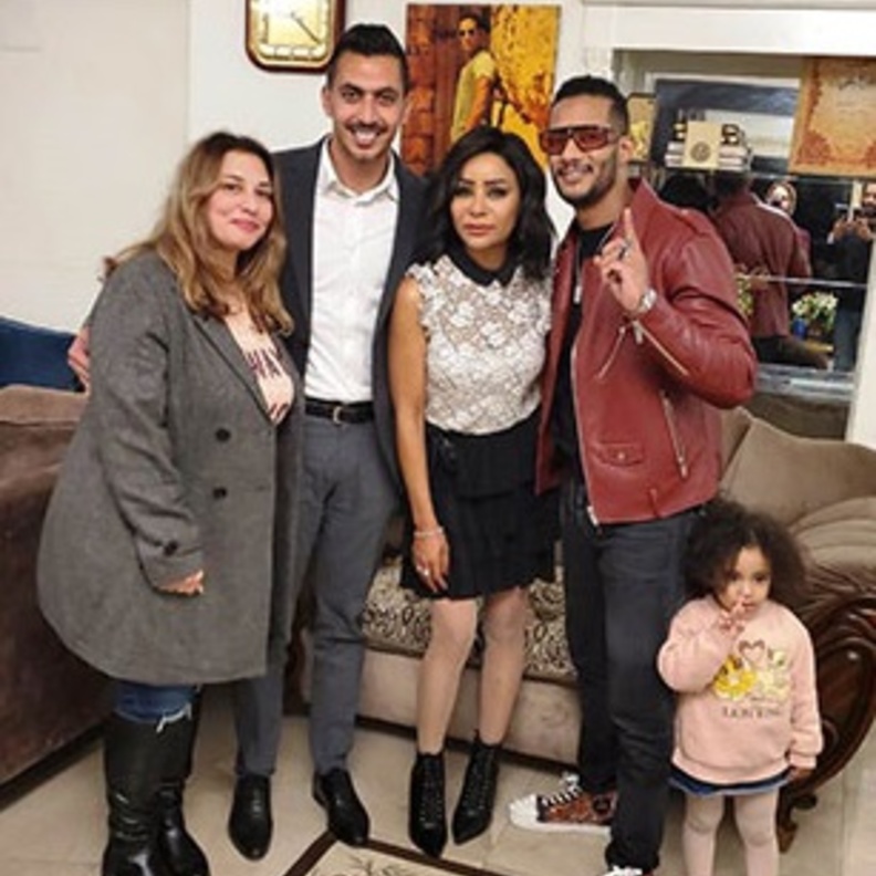 خطبة شقيقة محمد رمضان