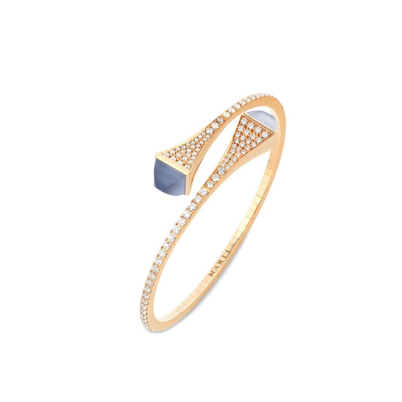 اساور ذهب من ماركات مجوهرات عالمية