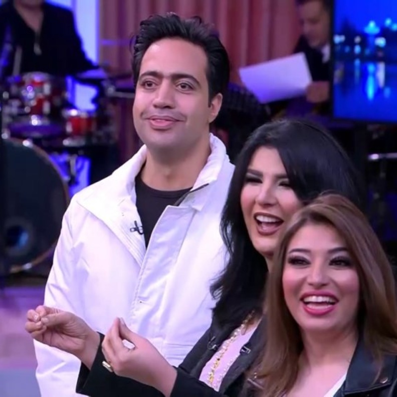 غادة رجب وزوجها 