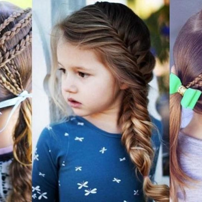 تسريحات شعر بنات للمدرسة بسيطة