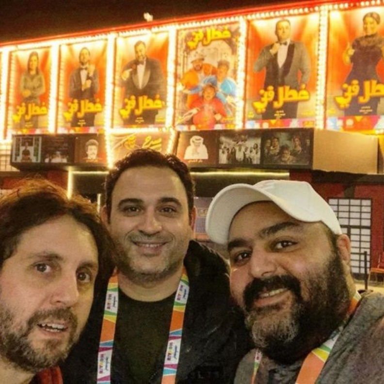 أكرم حسني وهشام ماجد وشيكو