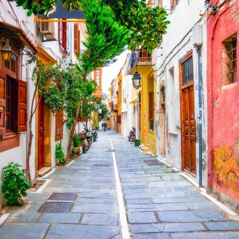 جمال الأجواء في كريت