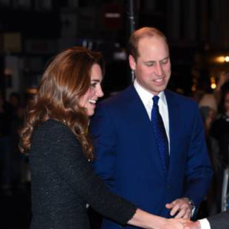 الأمير وليام وكيت ميدلتون في عرض مسرحي في لندن