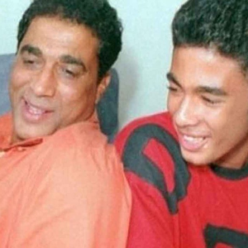 احمد زكي وابنه هيثم