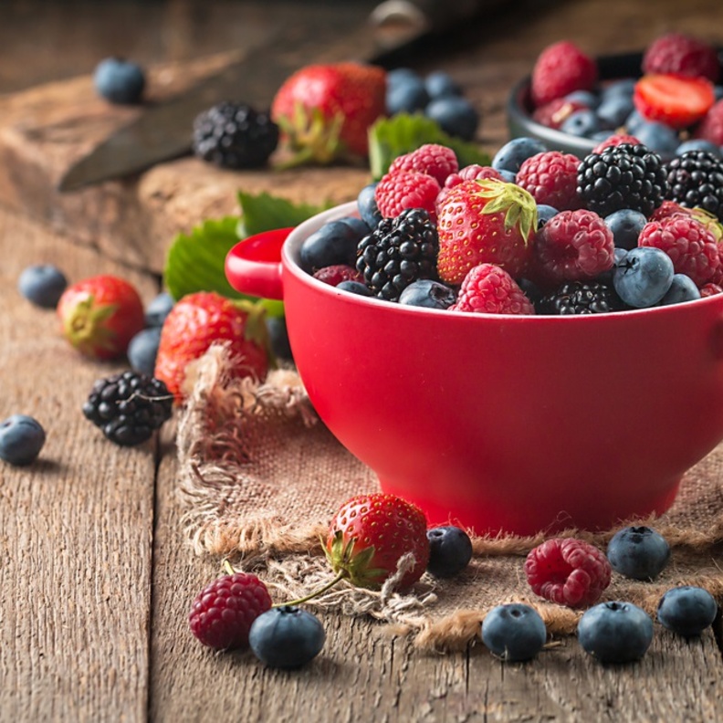 التوت غني بمضادات الاكسدة التي تحارب الامراض والشيخوخة