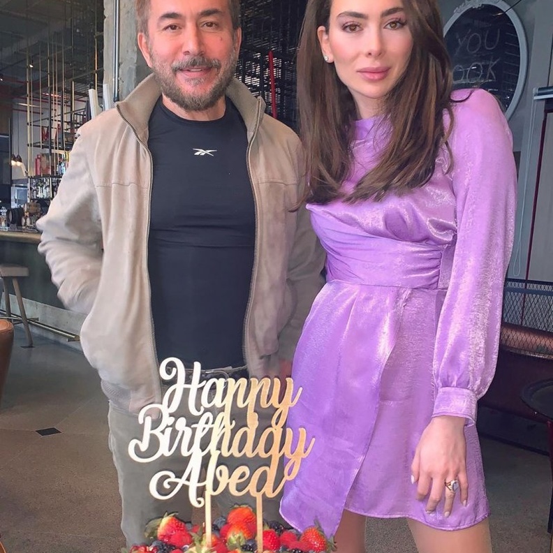 عابد فهد وستيفاني صليبا