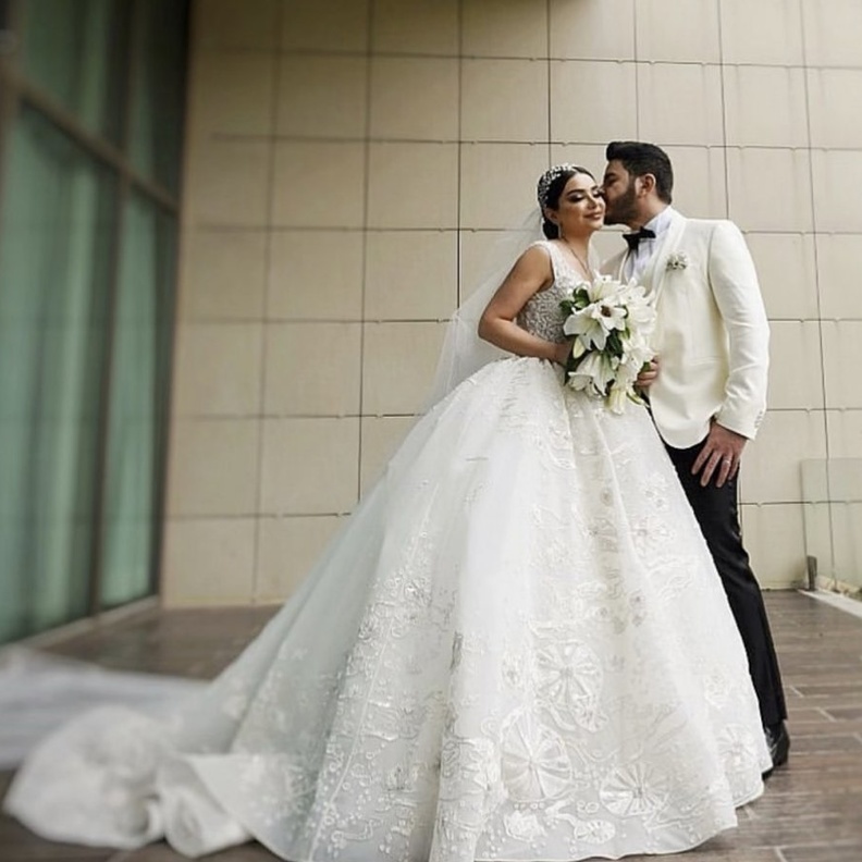 زواج هيفاء حسوني وبكر خالد