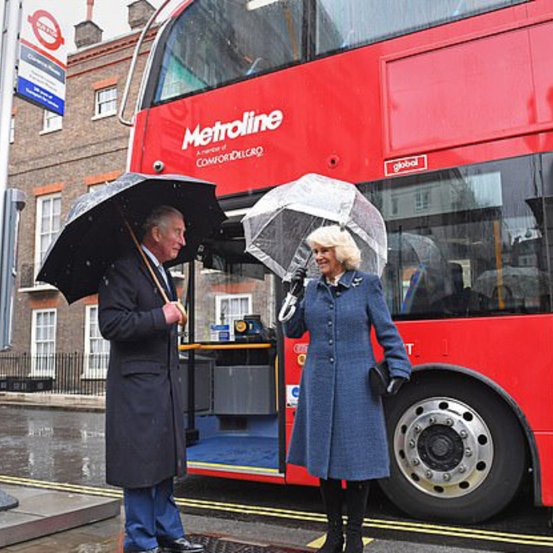 أناقة الأمير تشارلز ودوقة كورنوال الشتوية