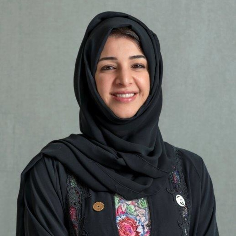  معالي ريم بنت إبراهيم الهاشمي، وزيرة الدولة لشؤون التعاون الدولي المدير العام لمكتب إكسبو 2020 دبي