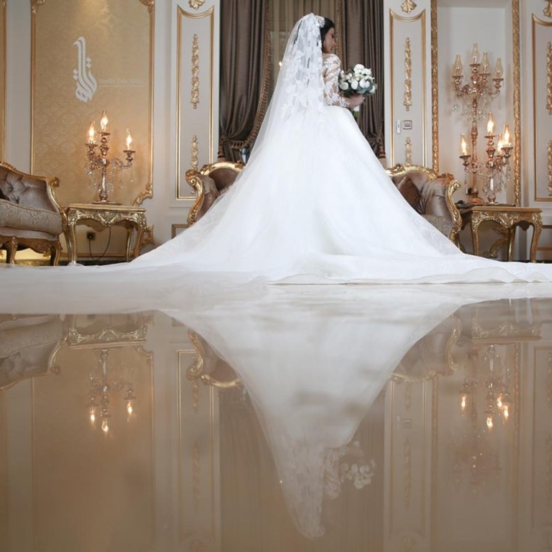 صورة عروس من المصورة السعودية مي بشير