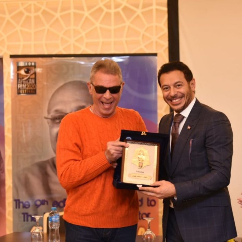 مصطفى شعبان ومحمود حميدة