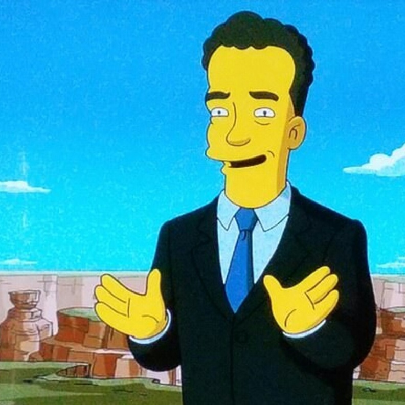 توم هانكس في سيمبسون 