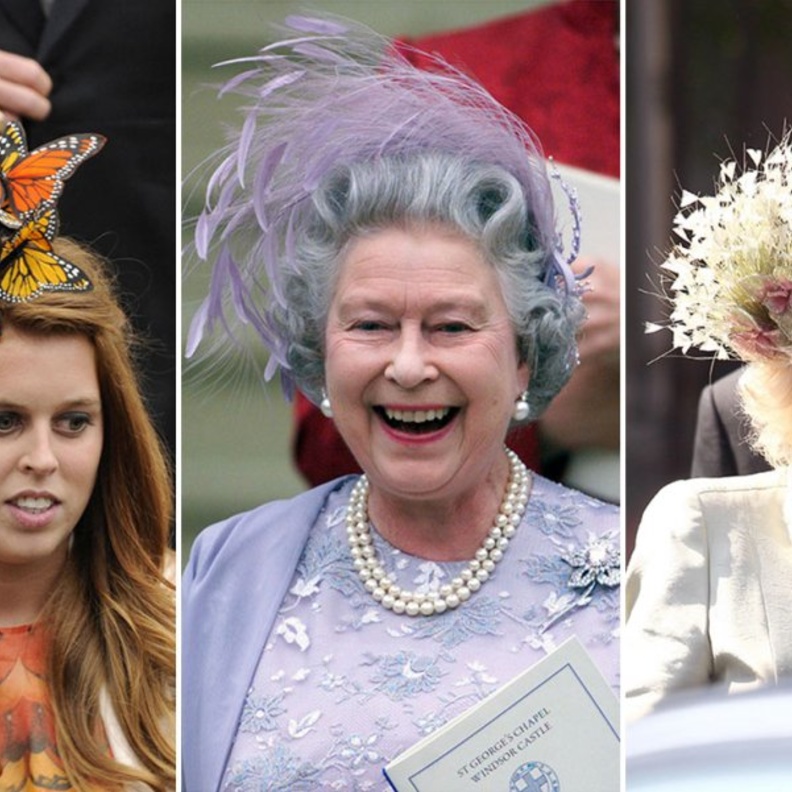 أغرب قبعات العائلة المالكة البريطانية