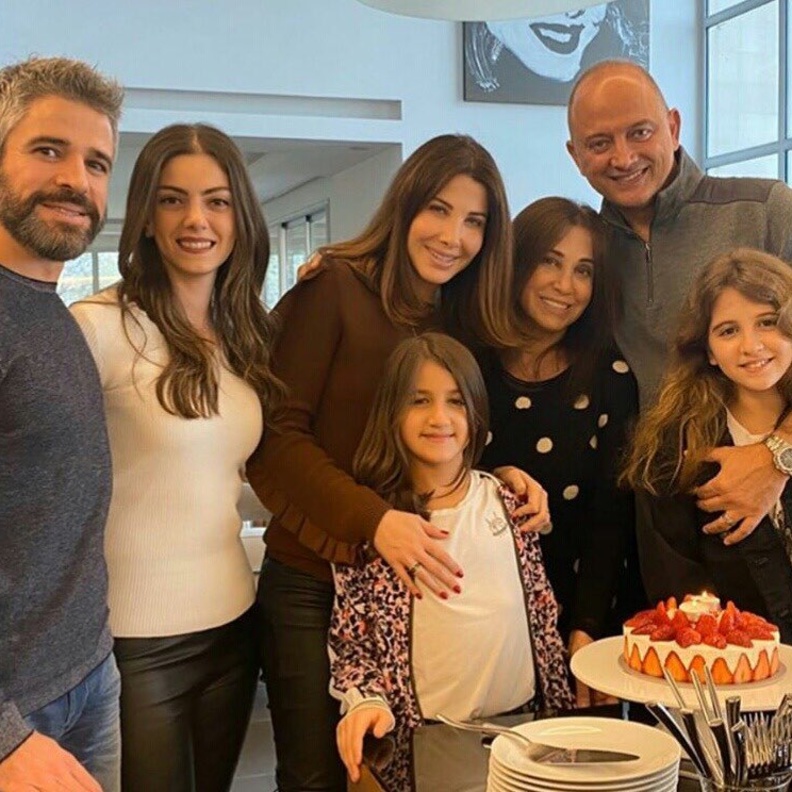 أسرة نانسي عجرم في احدث ظهور