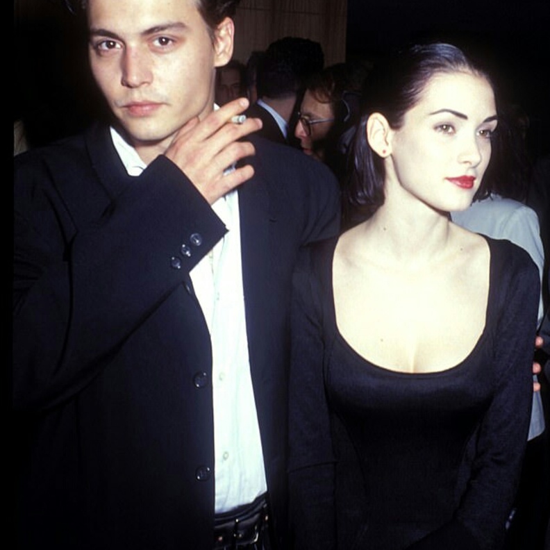 وينونا رايدر و جوني ديب 