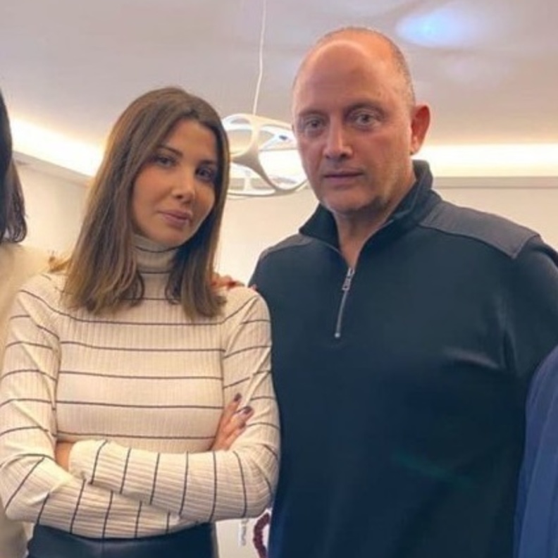 نانسي عجرم وزوجها 