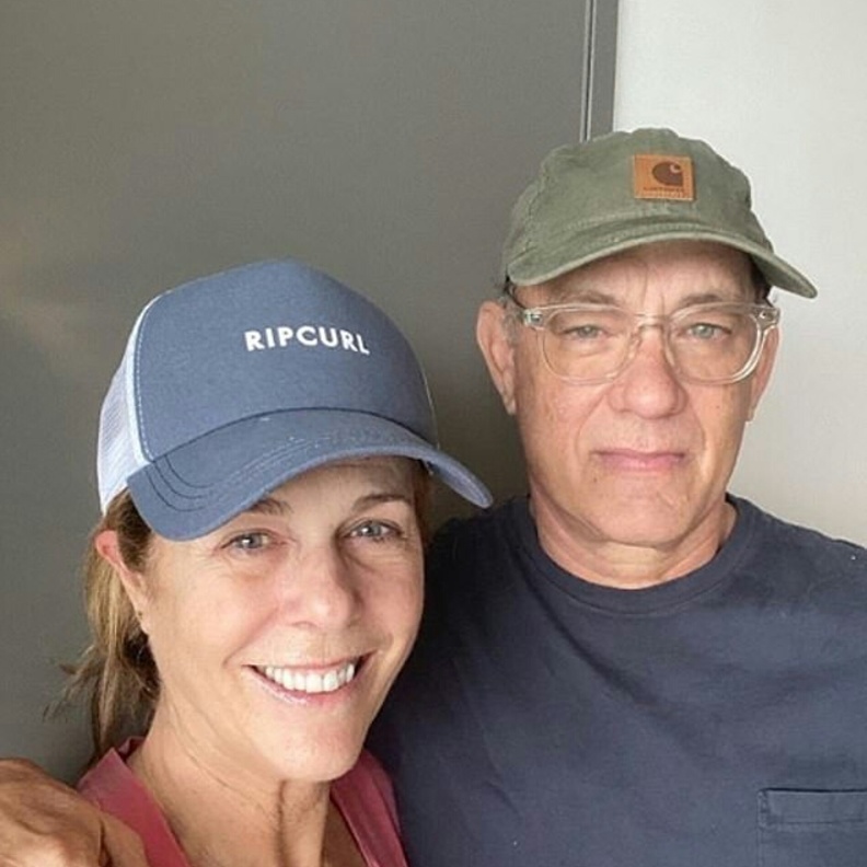 توم هانكس و زوجته ريتا ويلسون 